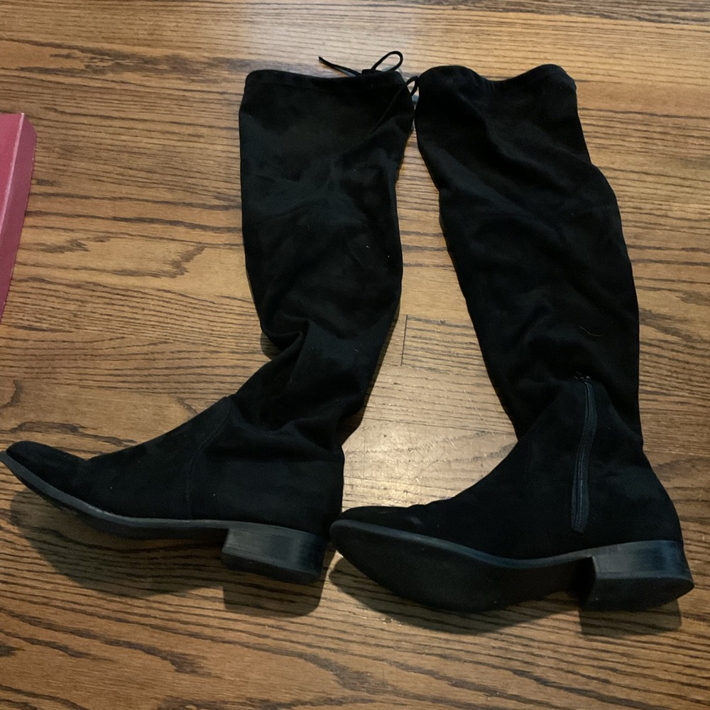 Merona Black Over the Knee Boots
